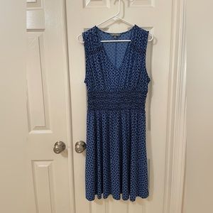 Daisy Funetes blue sundress